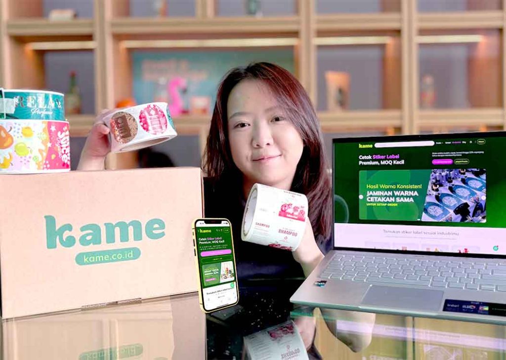 Kame Luncurkan Layanan Cetak Stiker Label Online