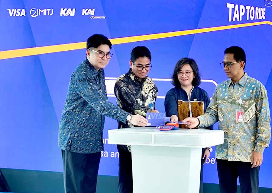 Visa dan MITJ Hadirkan Pembayaran Contactless di Commuter Line Basoetta