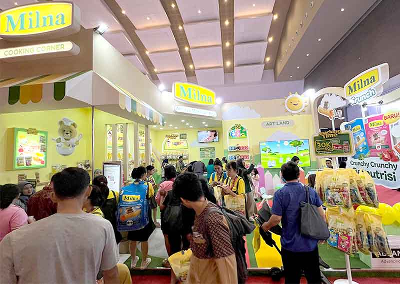 Pekan Raya Jakarta 2025 Makin Ramah Keluarga Bersama Milna