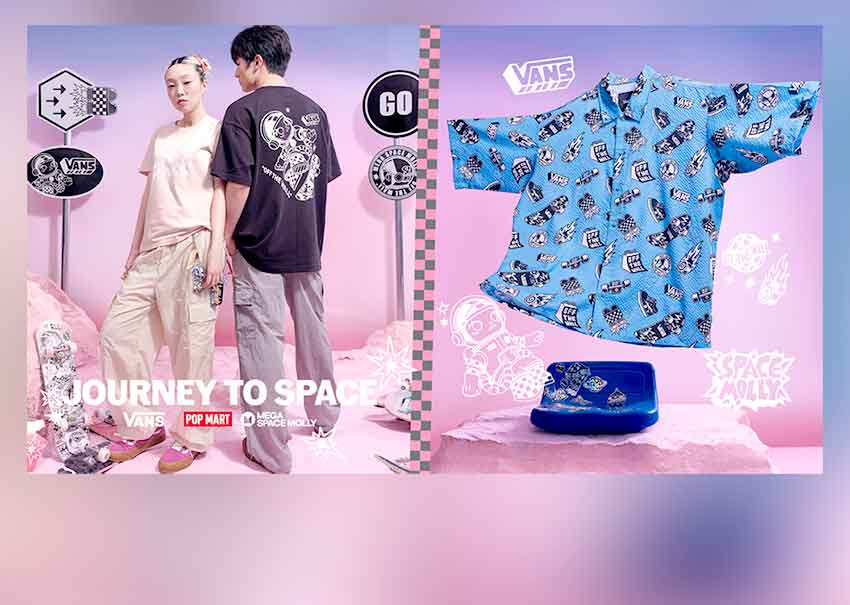 Kerja Sama Vans, Pop Mart, dan Kenny Wong Luncurkan Koleksi Molly dari Luar Angkasa