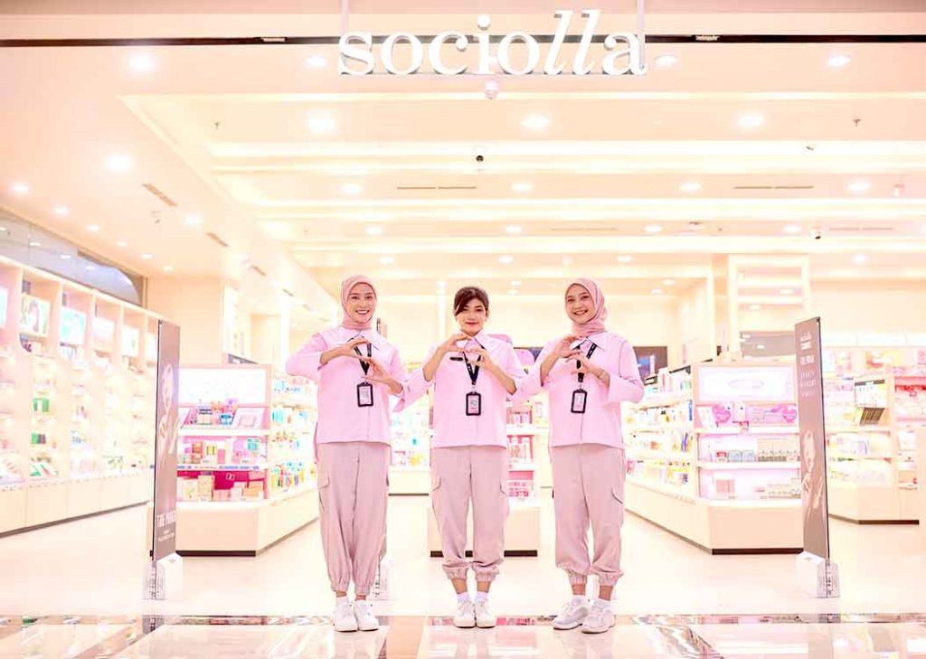 Sociolla Buka Toko Omnichannel di Basko City Mall, Padang