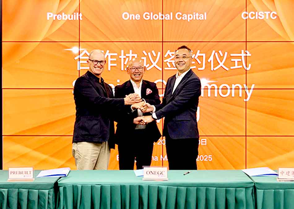 CSCI Jalin Kerja Sama dengan One Global Capital dan Prebuilt