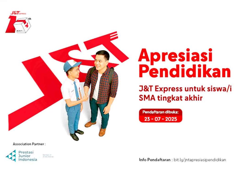 J&T Express Rayakan Satu Dekade Lewat Program Apresiasi Pendidikan 2025