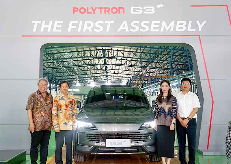 Polytron Genjot Produksi Mobil Listrik Polytron G3+ dan G3