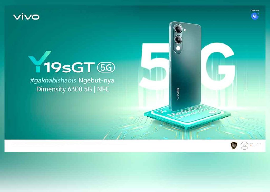 vivo Y19sGT 5G Hadirkan Performa Ngebut dan Desain Stylish