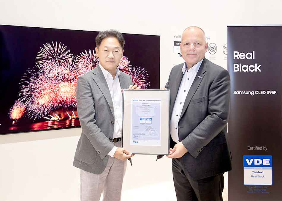 TV OLED Samsung 2025 Raih Sertifikasi Real Black VDE