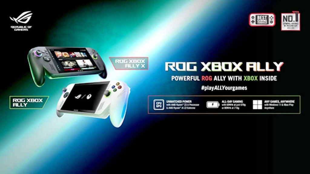 ASUS ROG Xbox Ally Ramaikan Pasar Handheld Gaming PC Indonesia