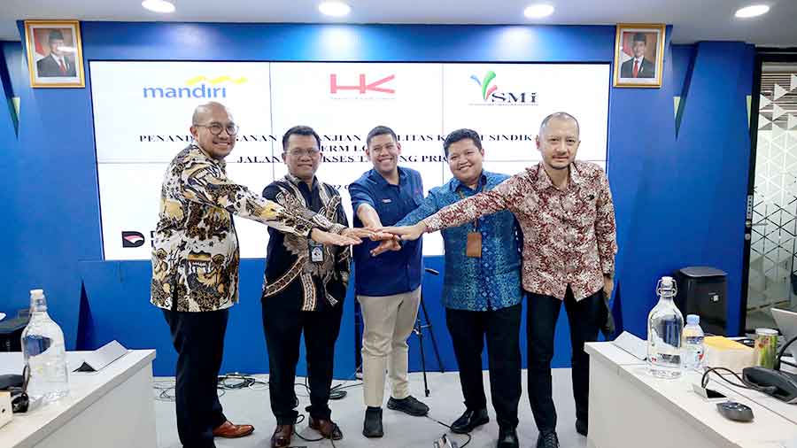 PT Sarana Multi Infrastruktur Gandeng Bank Mandiri Beri Kredit Sindikasi pada Hutama Karya