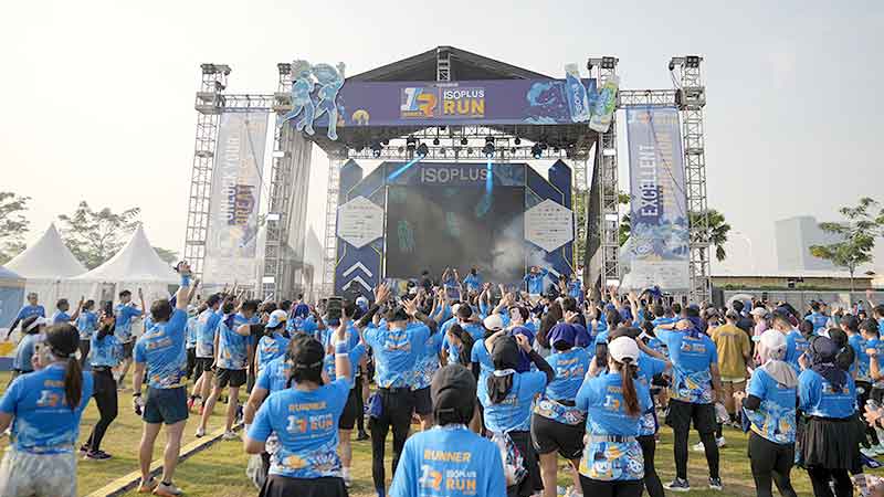 Isoplus Run Hadir di PIK 2, Rayakan Hidup Sehat dan Aktif Bagi 6.000 Pelari