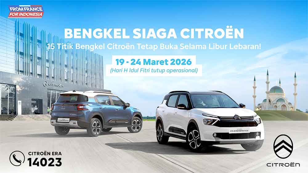 Indomobil Siapkan 15 Bengkel Siaga Citroen dan Jeep untuk Mudik 2026