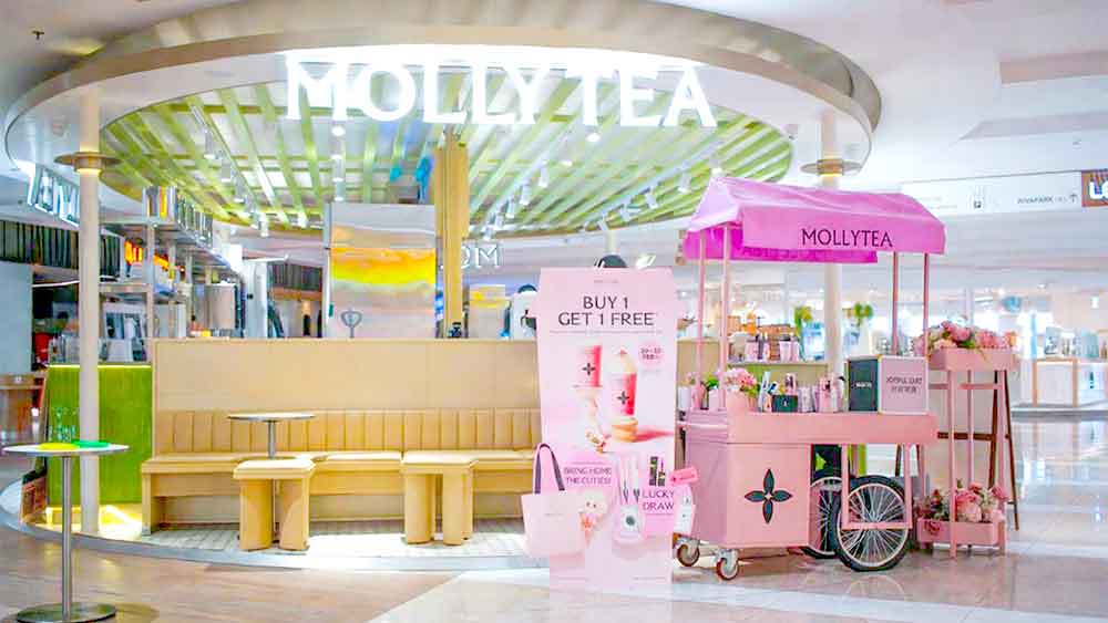 Molly Tea Buka Gerai Pertama di Delipark Mall Medan