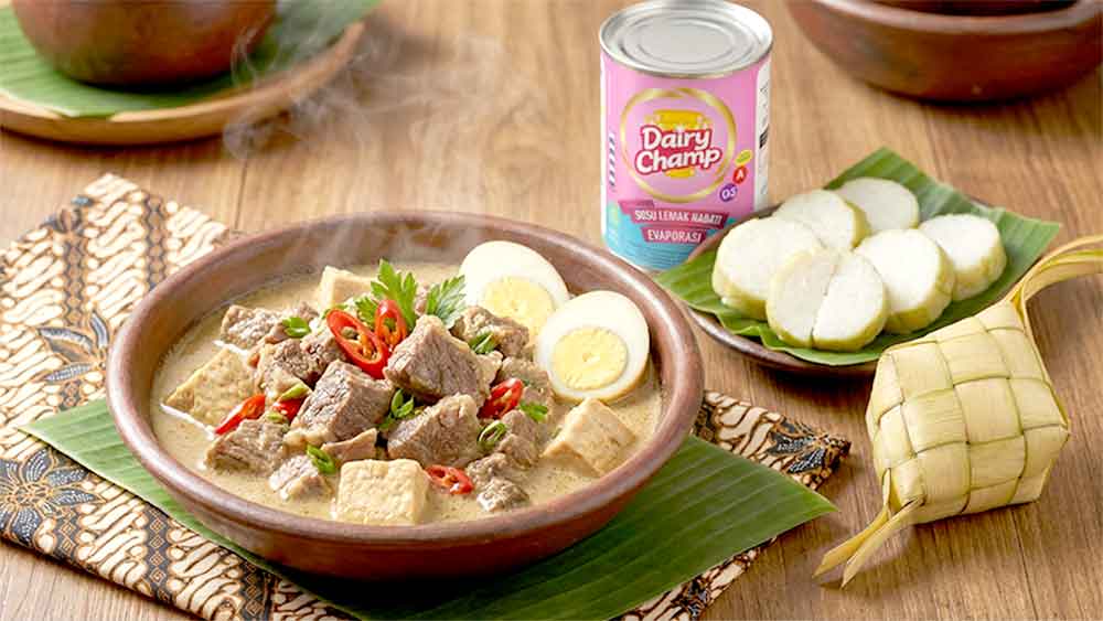 Dairy Champ Bagikan Resep Brongkos Yogyakarta, Pas untuk Menu Lebaran