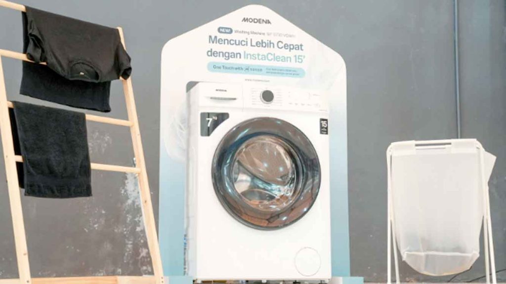 Modena Luncurkan Mesin Cuci Front Load Hemat Energi Rp4 Jutaan