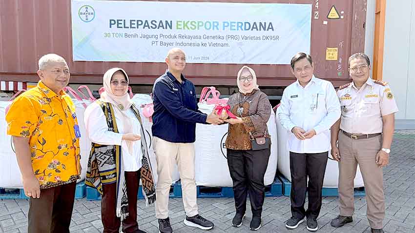 Bayer Ekspor Perdana 30 Ton Benih Jagung ke Vietnam